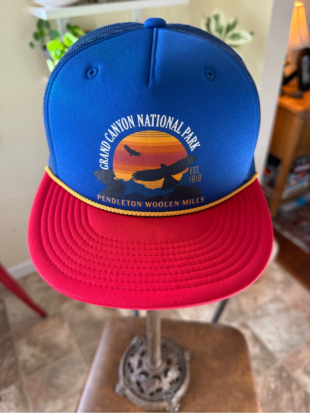 Pendleton Grand Canyon National Park Blue and Red Trucker Hat